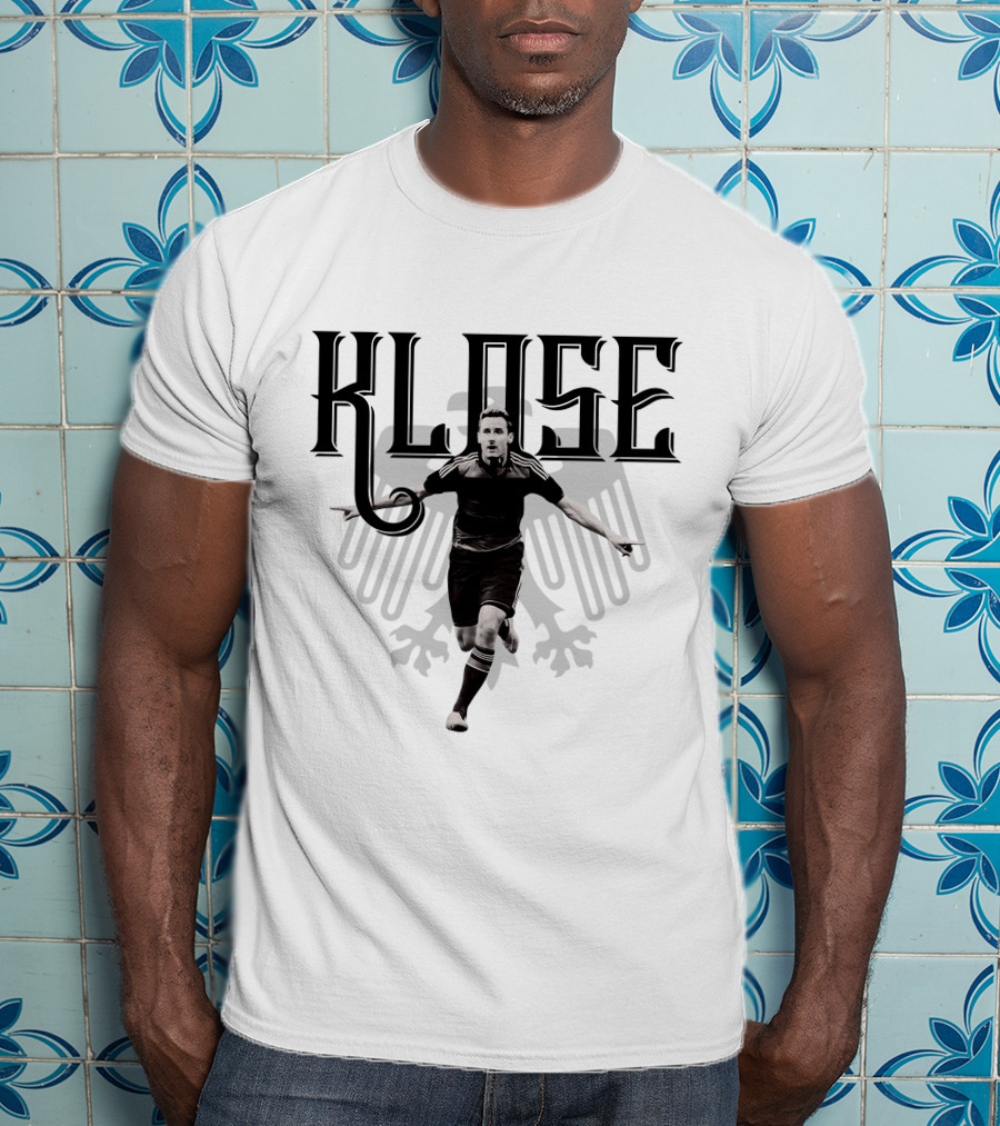 Klose Soccer Celebration Germany Eagle Emblem T-Shirt