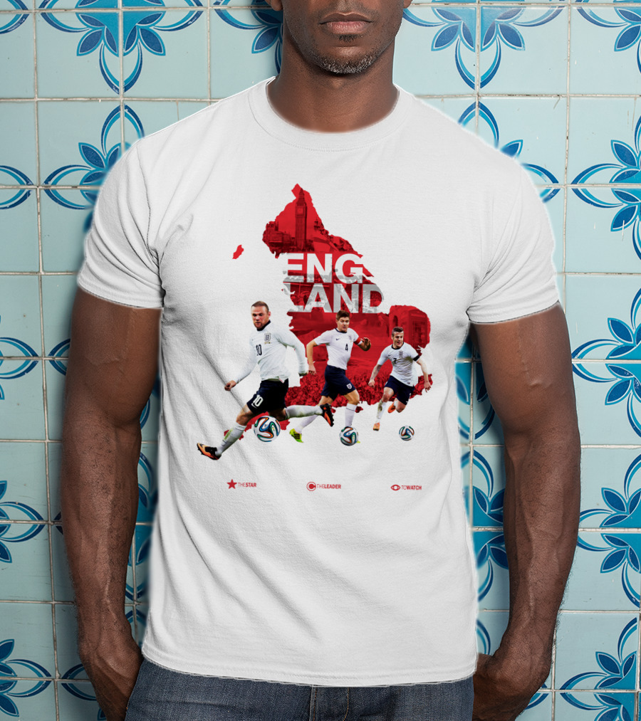 England Soccer Stars The Star The Leader To Watch T-Shirt