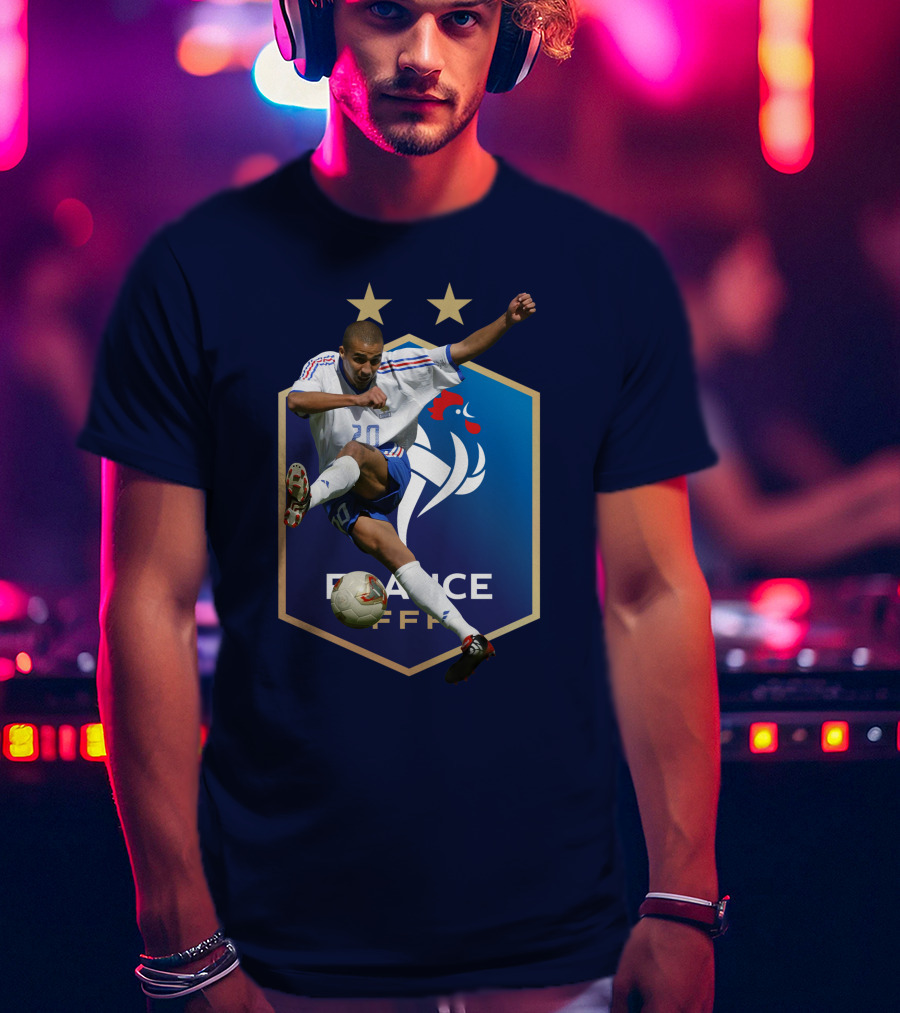Trezequet France 20 Football Star Iconic Performance FFF T-Shirt
