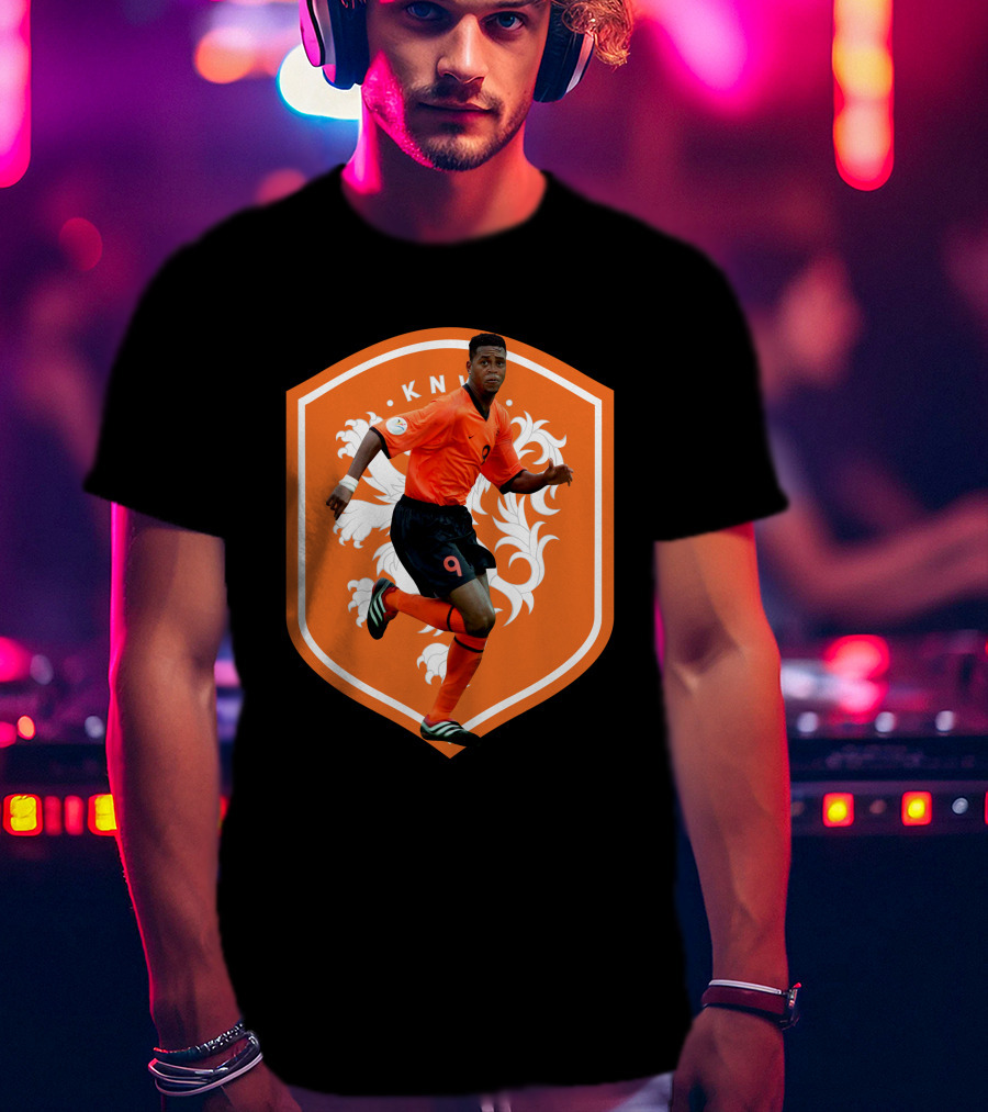 KNVB Oranje Kluivert 9 Football Legend T-Shirt