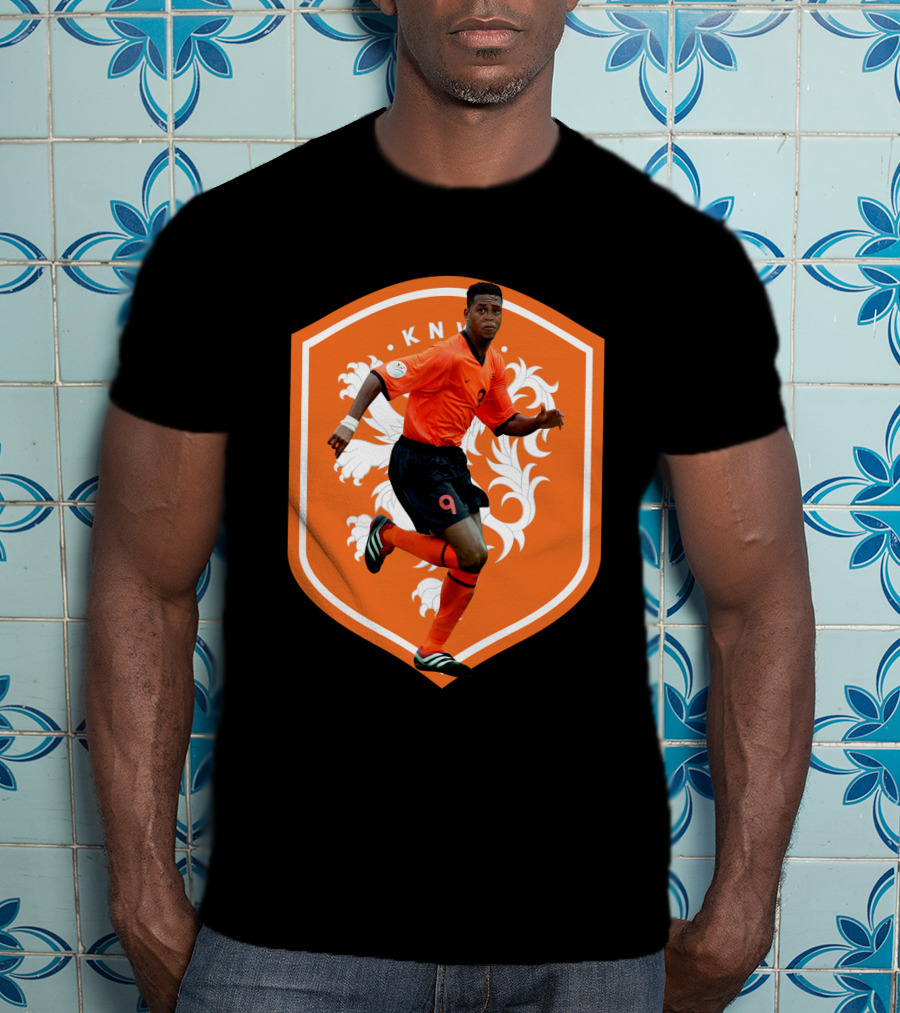 KNVB Oranje Kluivert 9 Football Legend T-Shirt