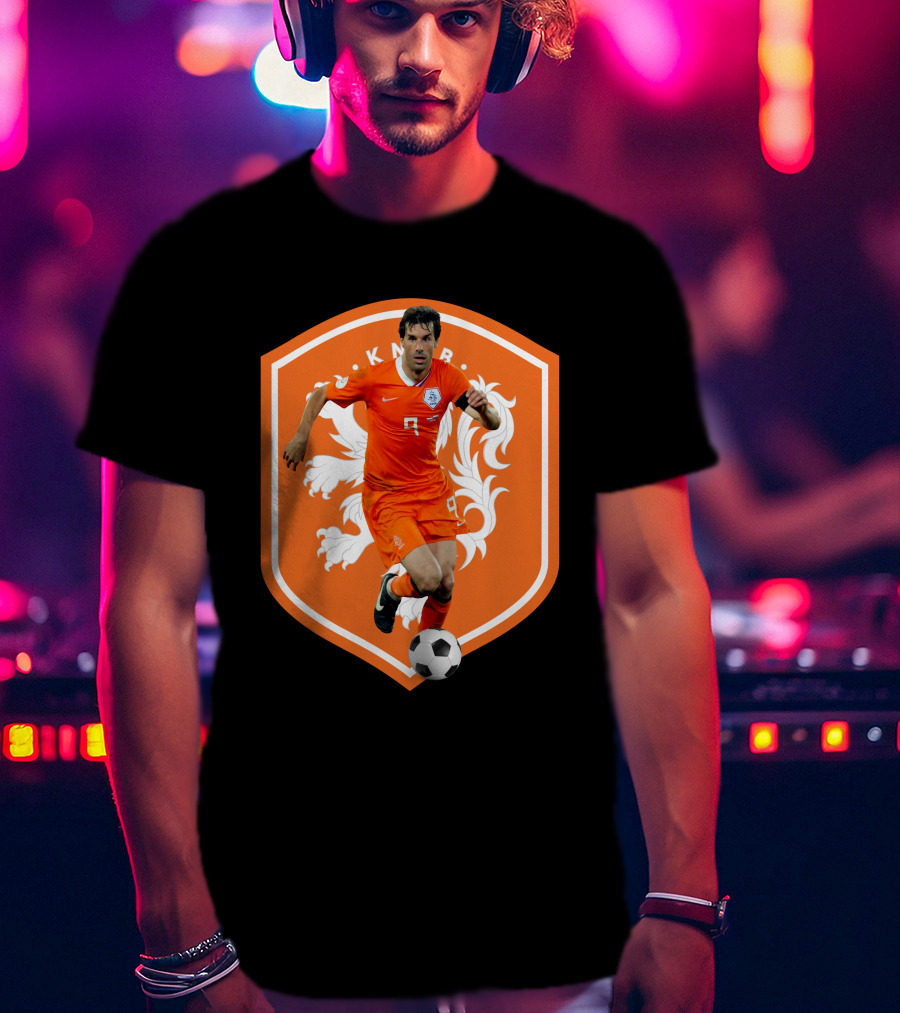 KNVB Ruud Van Nistelrooy Dutch Soccer Legend T-Shirt
