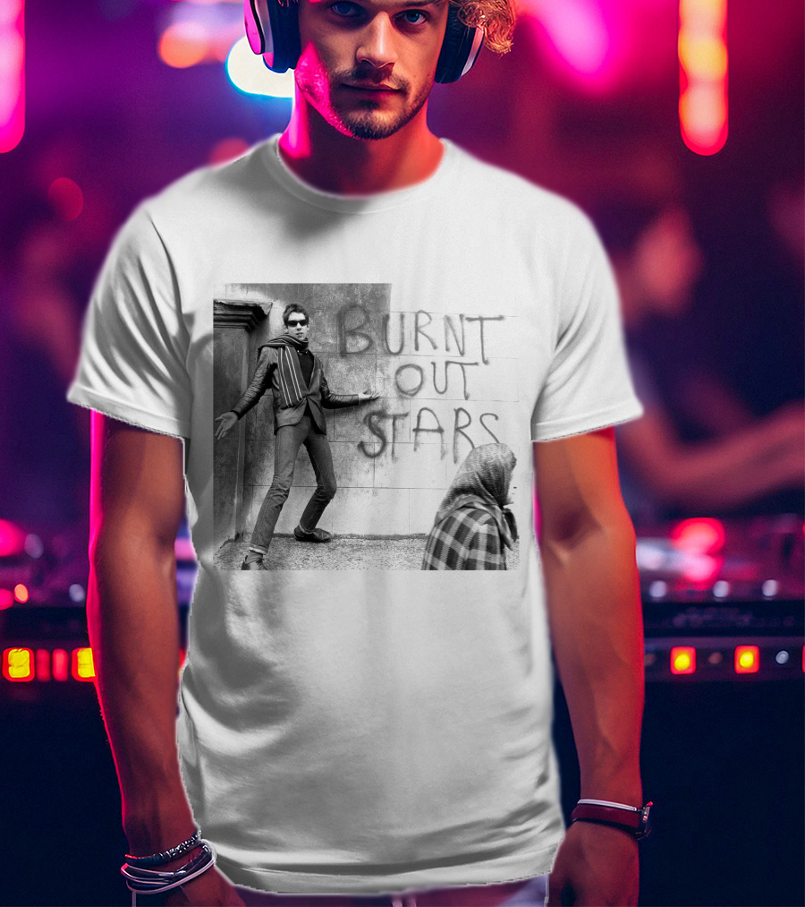 Shane Macgowan Burnt Out Stars Graffiti Photography T-Shirt