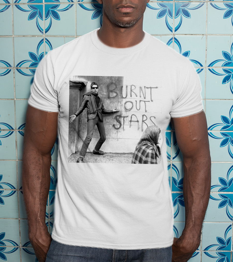 Shane Macgowan Burnt Out Stars Graffiti Photography T-Shirt