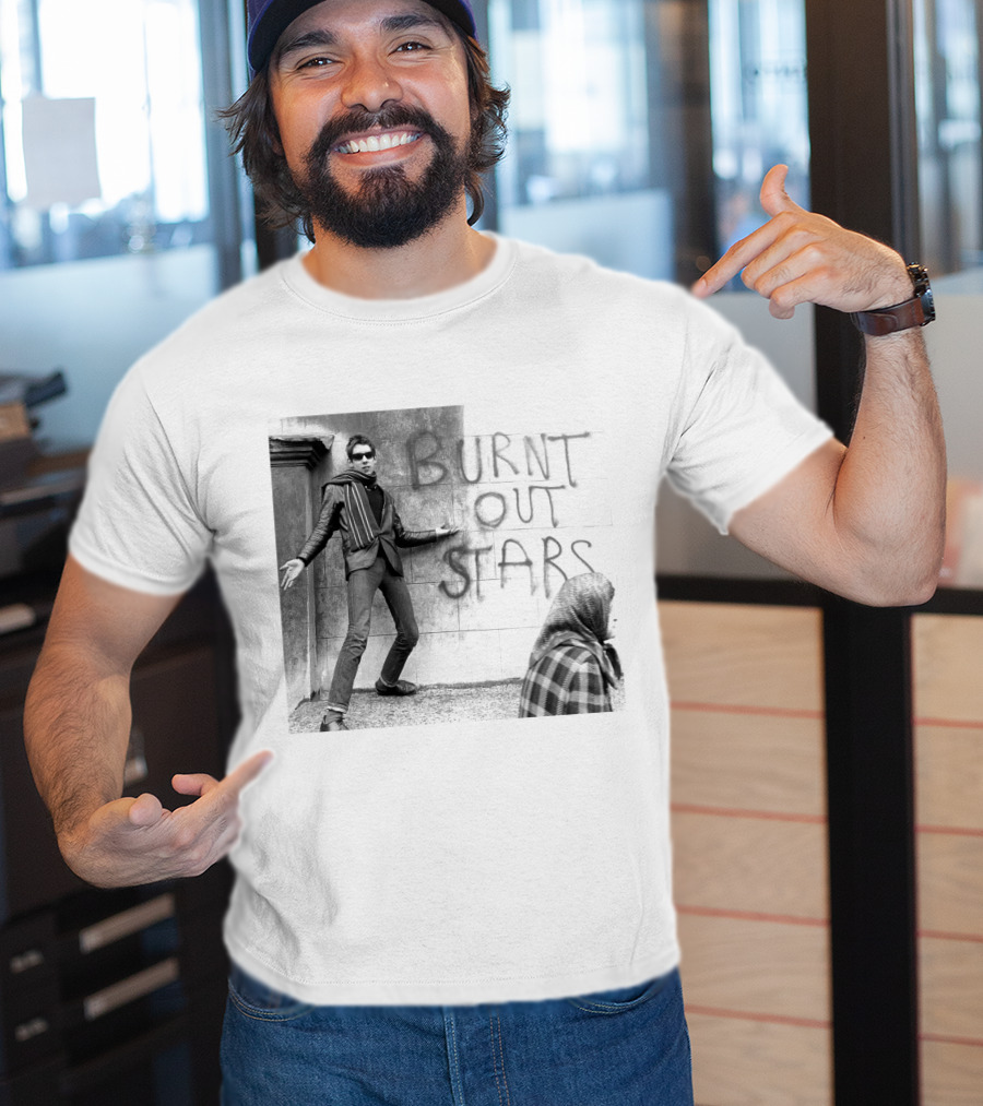 Shane Macgowan Burnt Out Stars Graffiti Photography T-Shirt