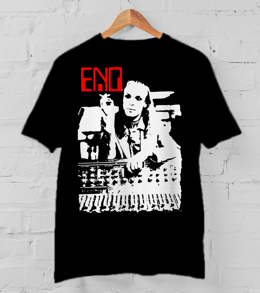 ENO Red Text Minimalist T-Shirt