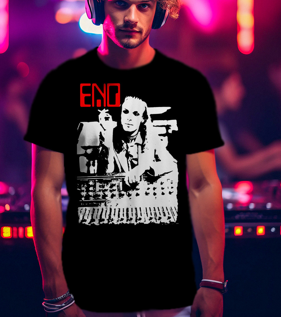 ENO Red Text Minimalist T-Shirt