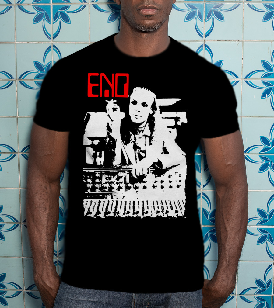 ENO Red Text Minimalist T-Shirt