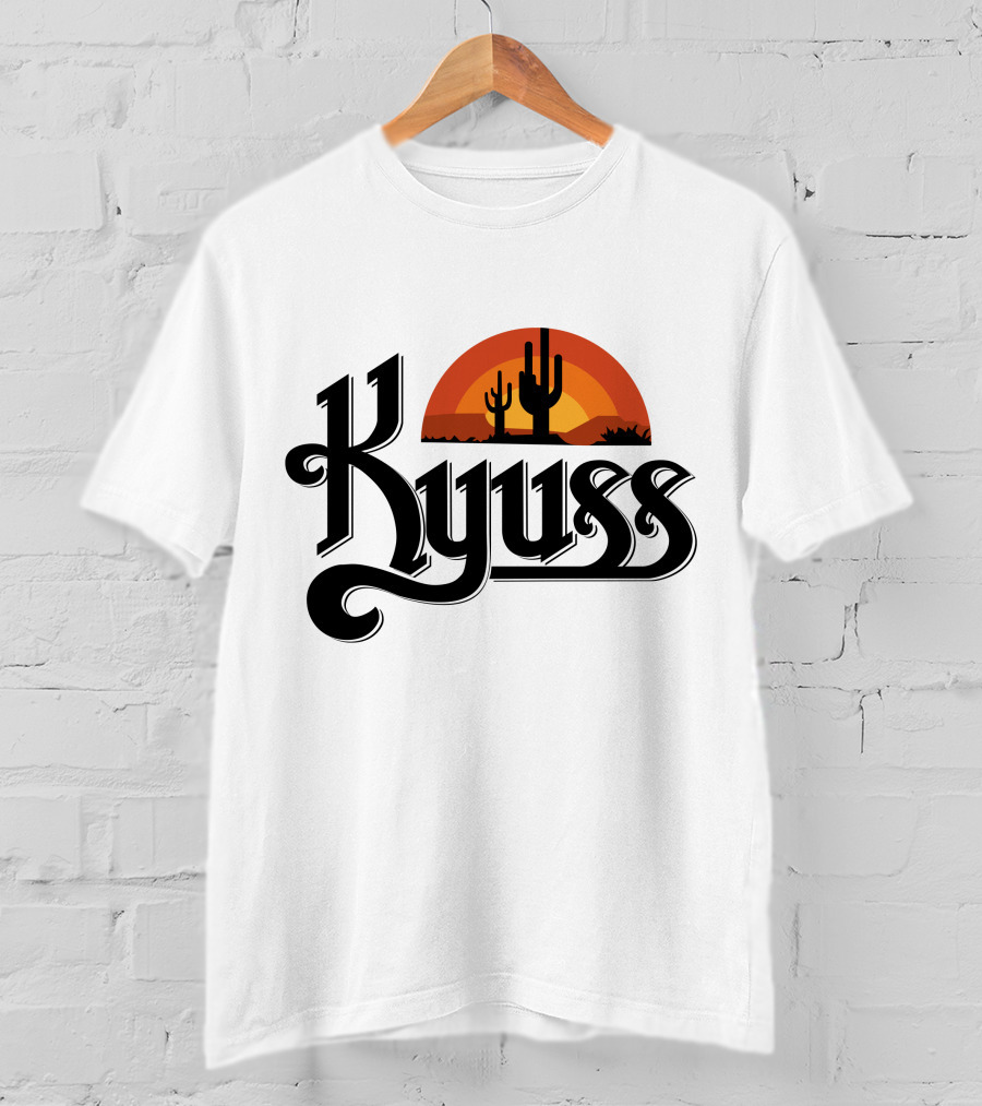 Kyuss Rock Metal Desert Sunset Stoner Hard T-Shirt