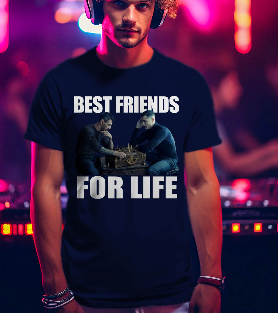 Best Friends For Life Chess Duel T-Shirt