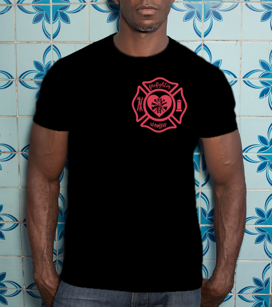 Firefighter Women Maltese Cross T-Shirt