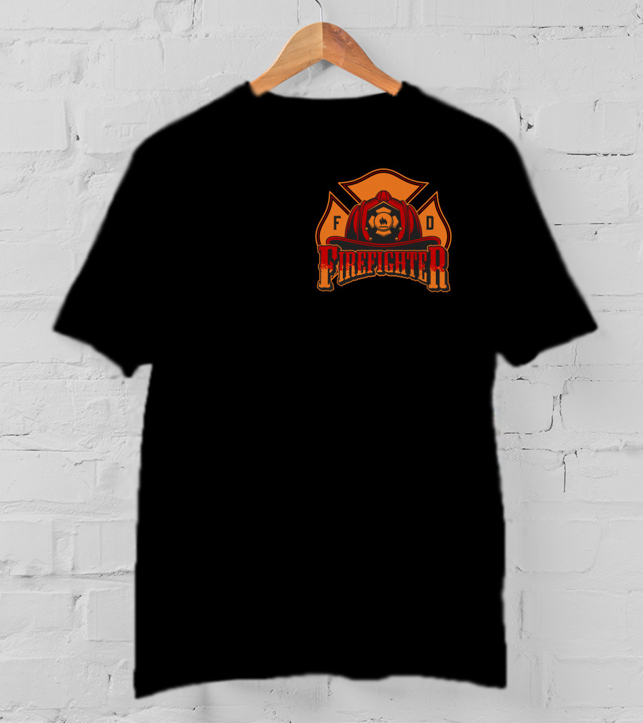 Firefighter F D Emblem I Put The Fire Out T-Shirt