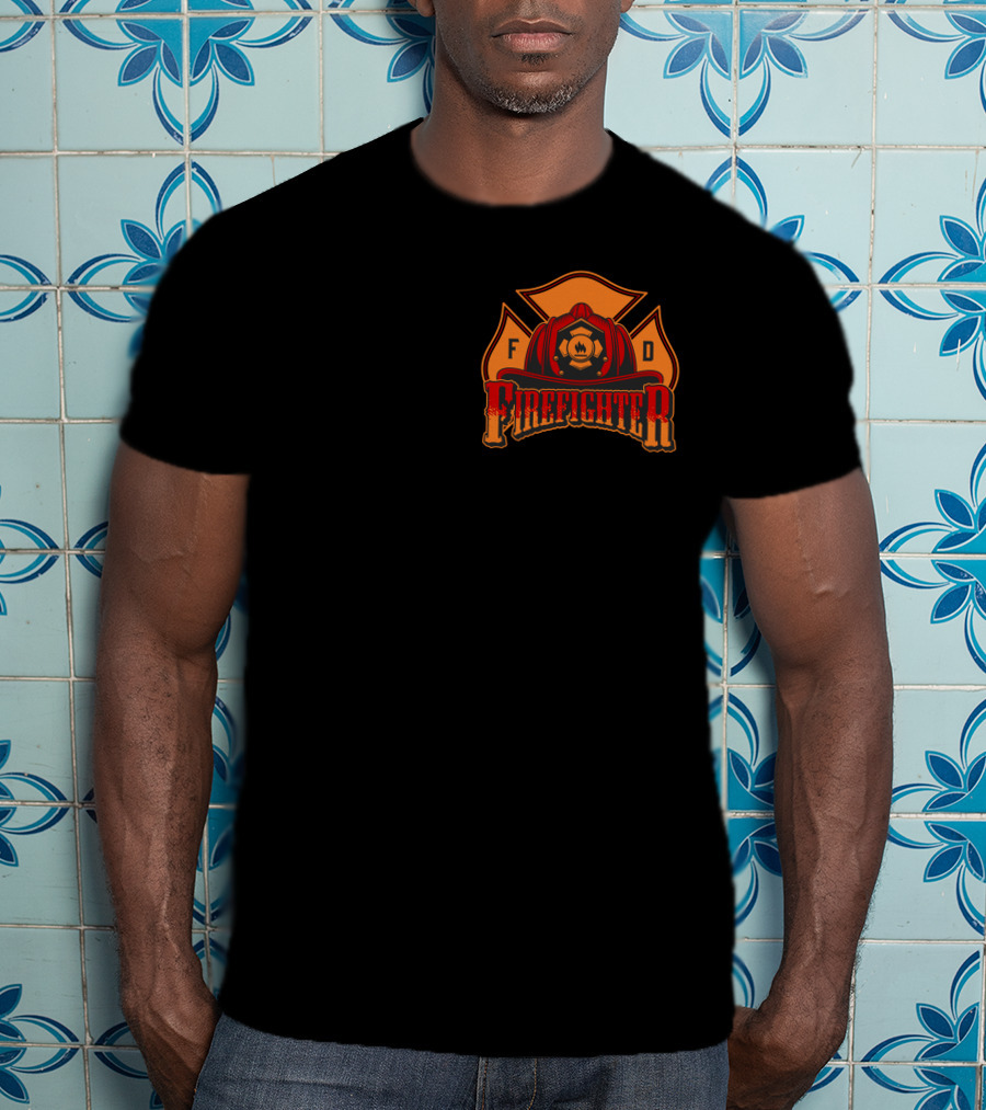 Firefighter F D Emblem I Put The Fire Out T-Shirt