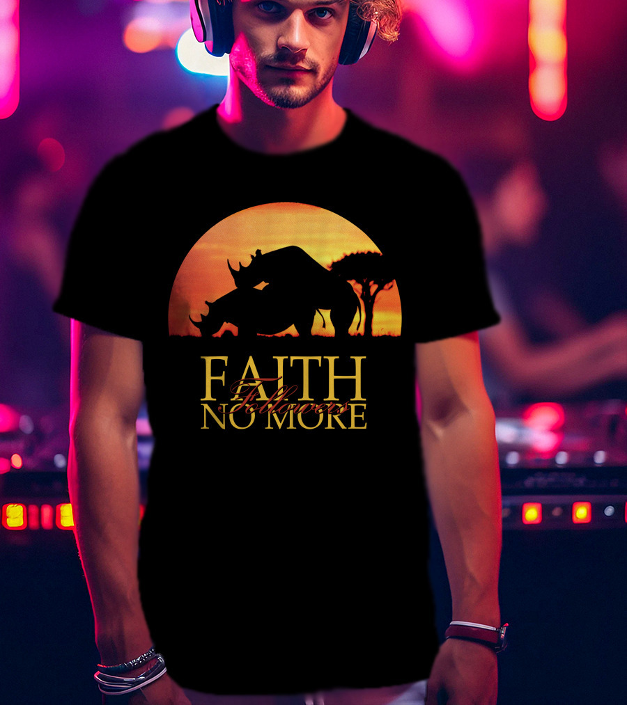 Faith No More Easy Followers Rhino Sunset T-Shirt