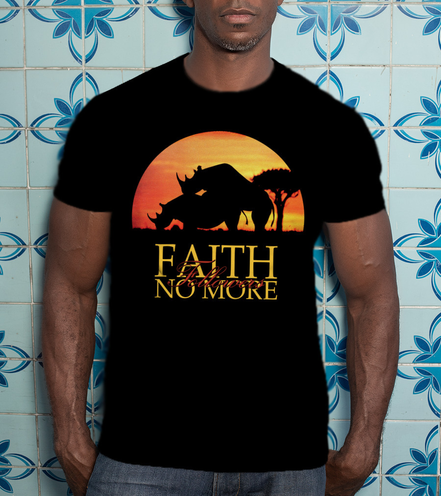 Faith No More Easy Followers Rhino Sunset T-Shirt