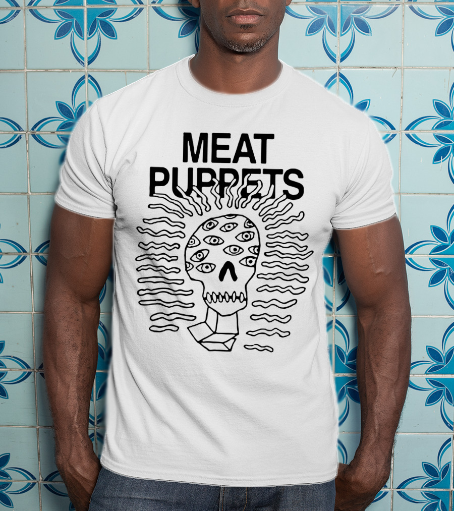 Meat Puppets Monsters Eye Skull T-Shirt