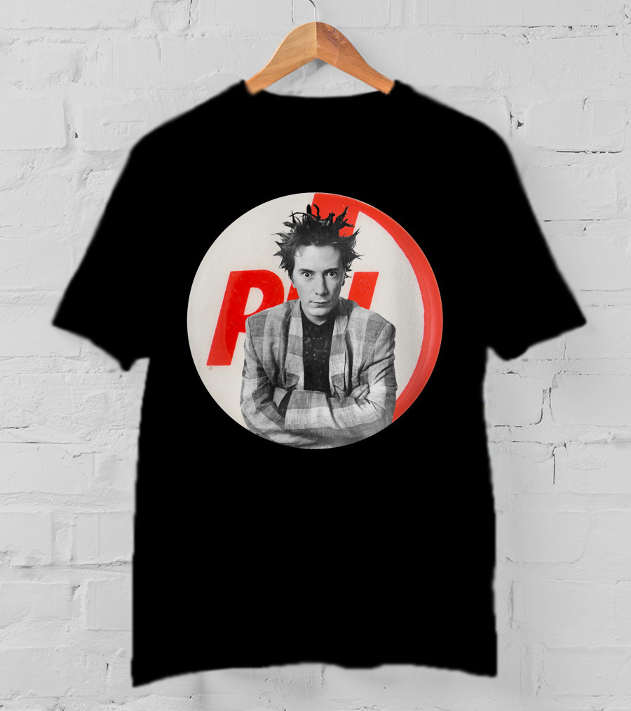 Public Image Ltd PiL John Lydon Button Style Plaid Jacket T-Shirt