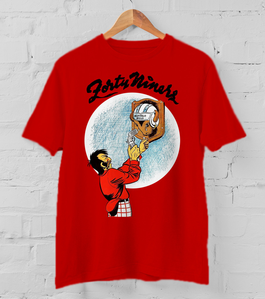 Forty Niner Buffalo Bills Helmet Quirky T-Shirt