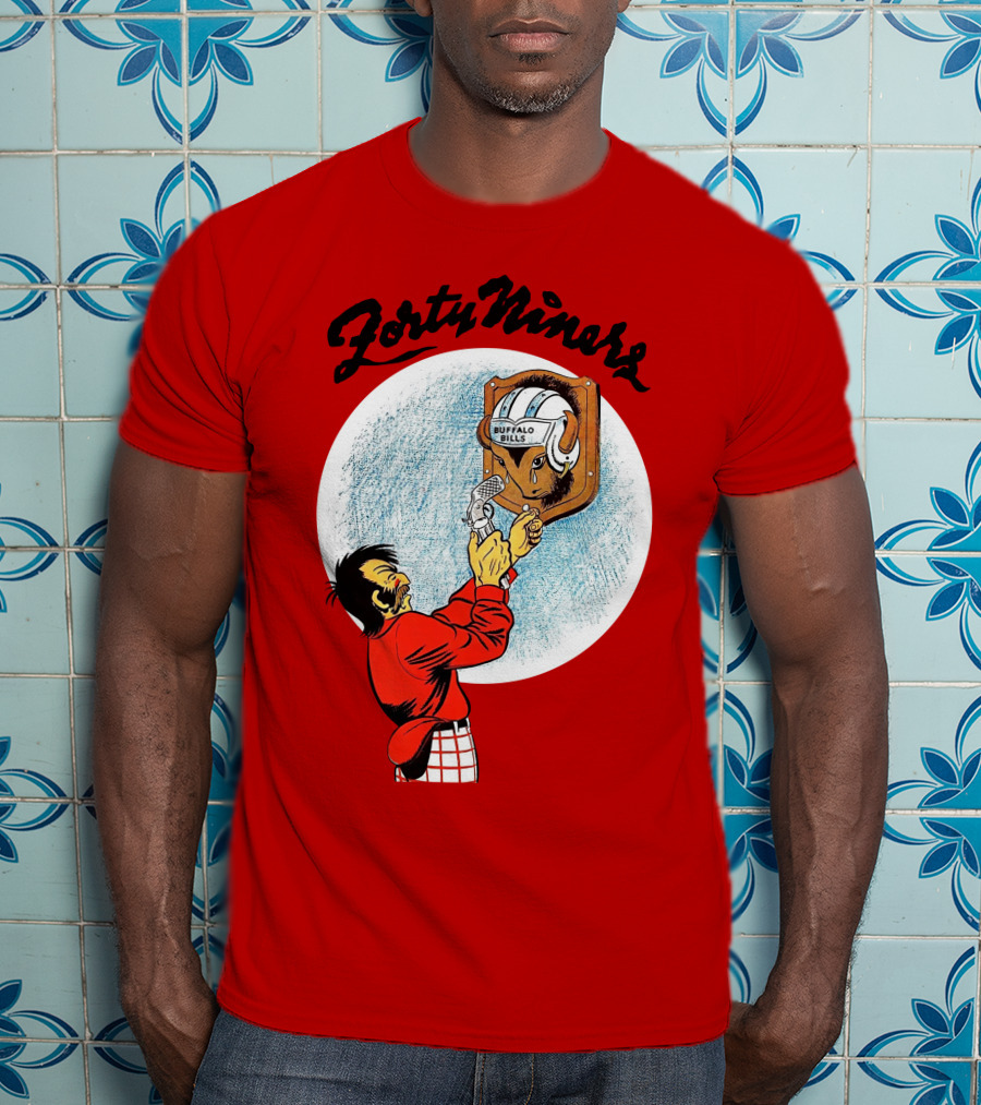 Forty Niner Buffalo Bills Helmet Quirky T-Shirt