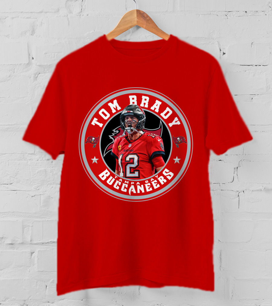 Tom Brady Tampa Bay Buccaneers Number 12 Fan T-Shirt