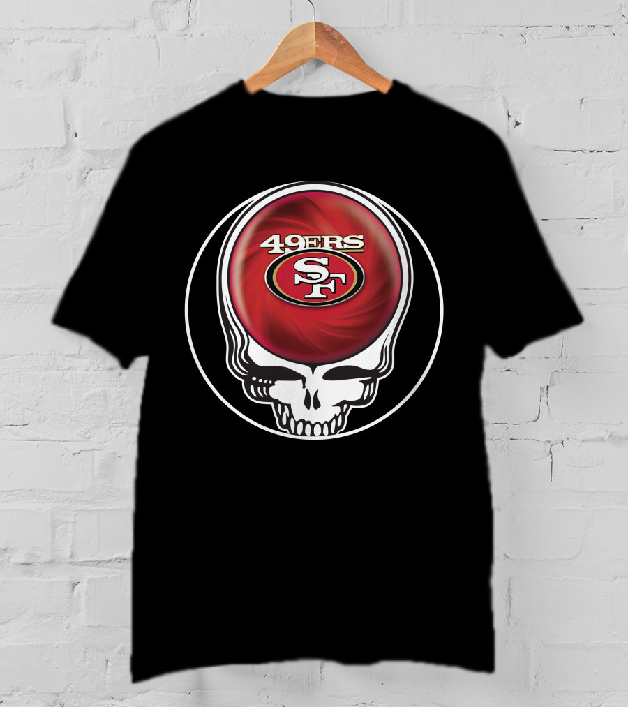 49ers Grateful Dead Skull Icon Collaboration T-Shirt