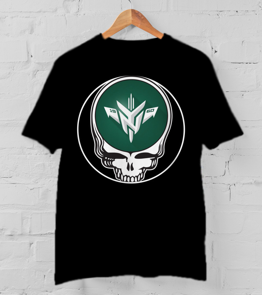 New York Jets 1960 Skull T-Shirt