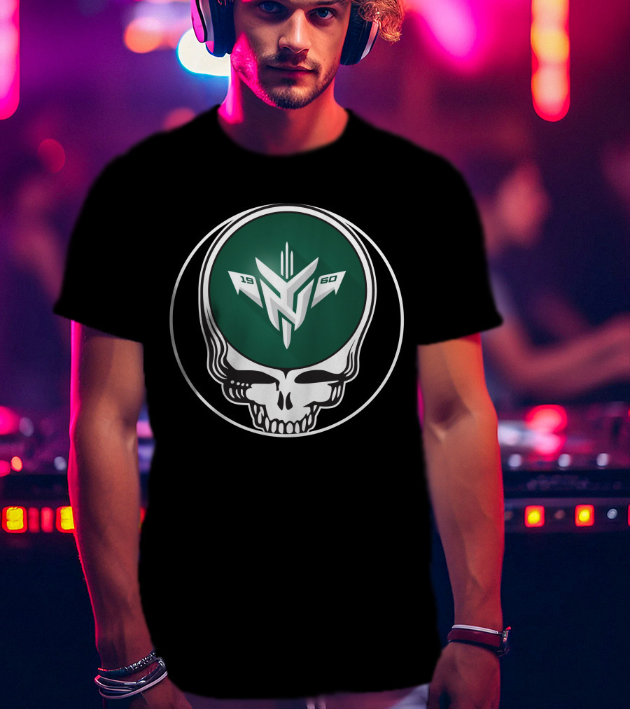 New York Jets 1960 Skull T-Shirt