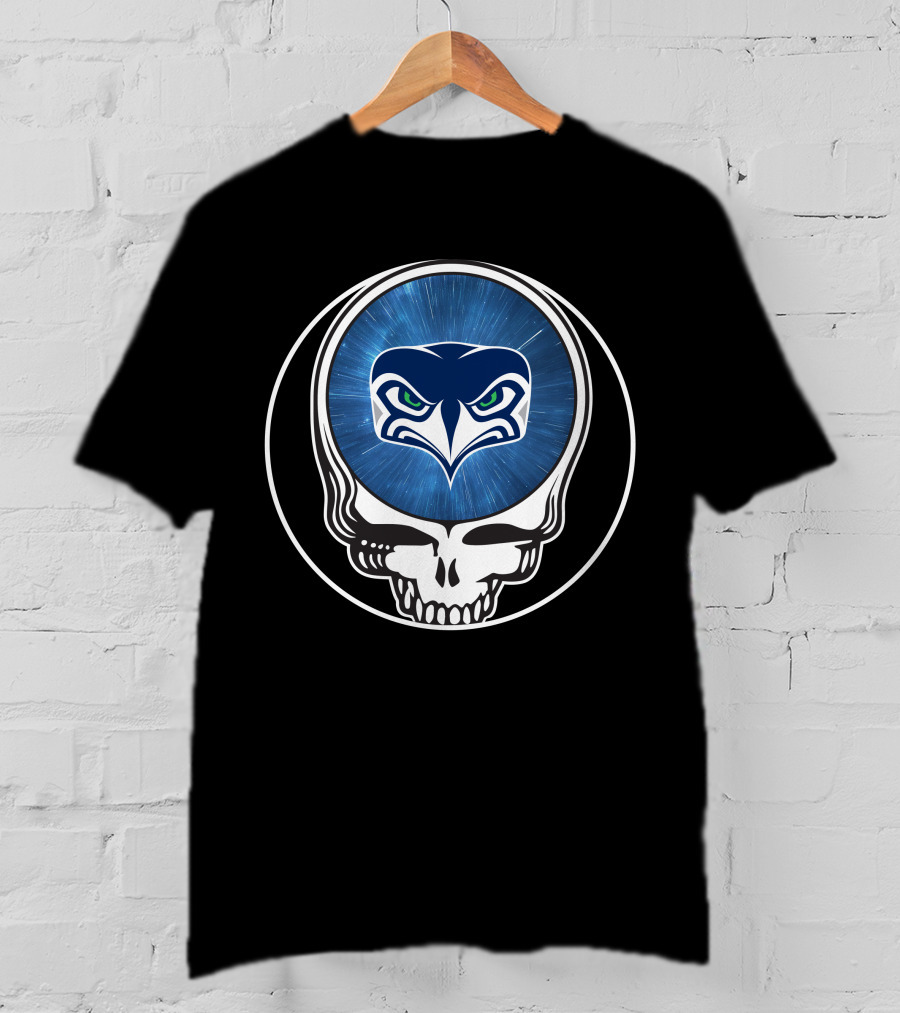 Seattle Seahawks Skull T-Shirt