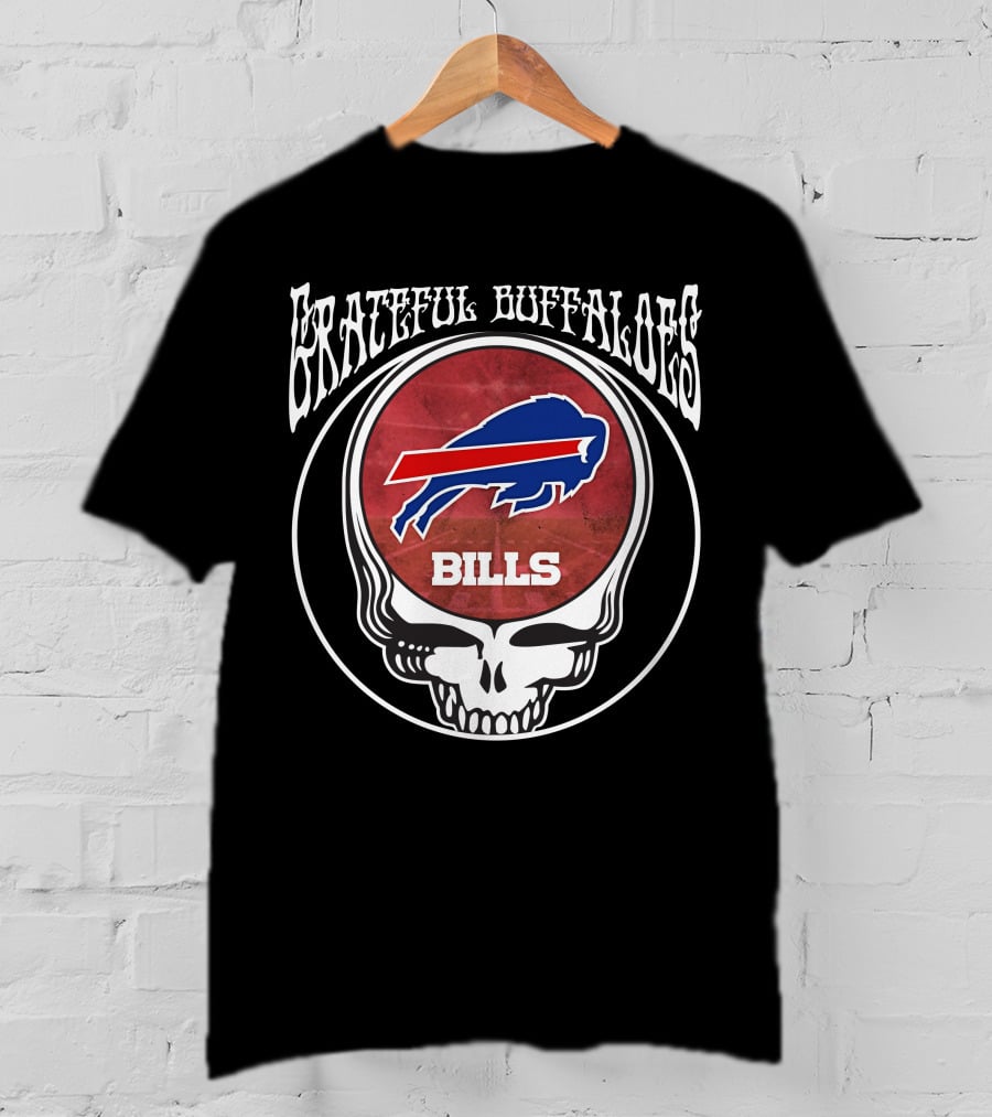 Grateful Buffaloes Bills Skull T-Shirt