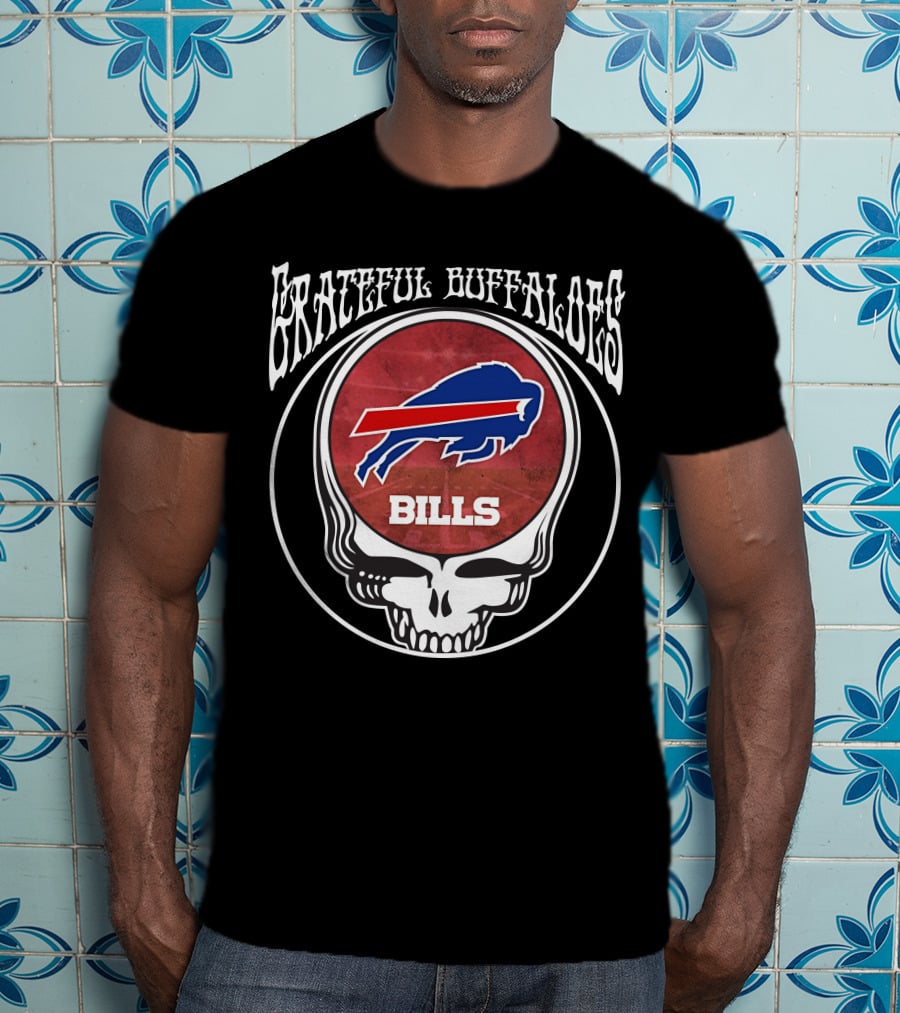 Grateful Buffaloes Bills Skull T-Shirt