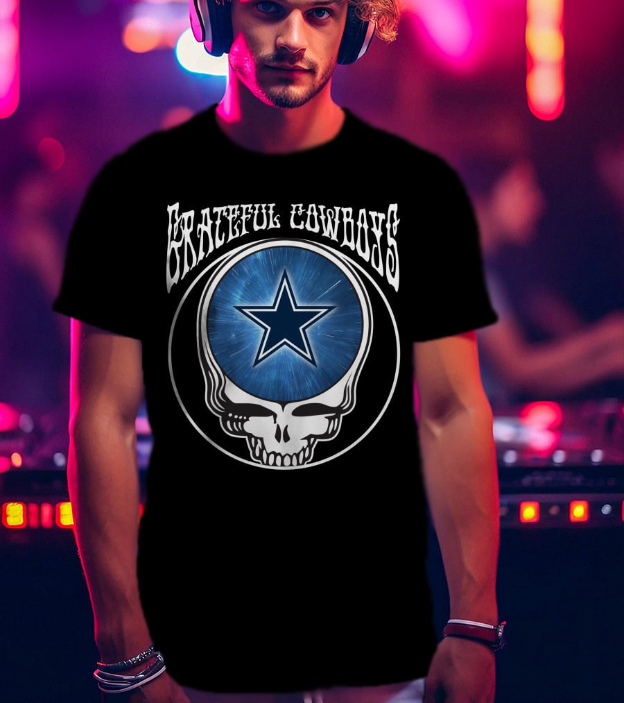 Star Skull Grateful Cowboys Dallas Fusion T-Shirt