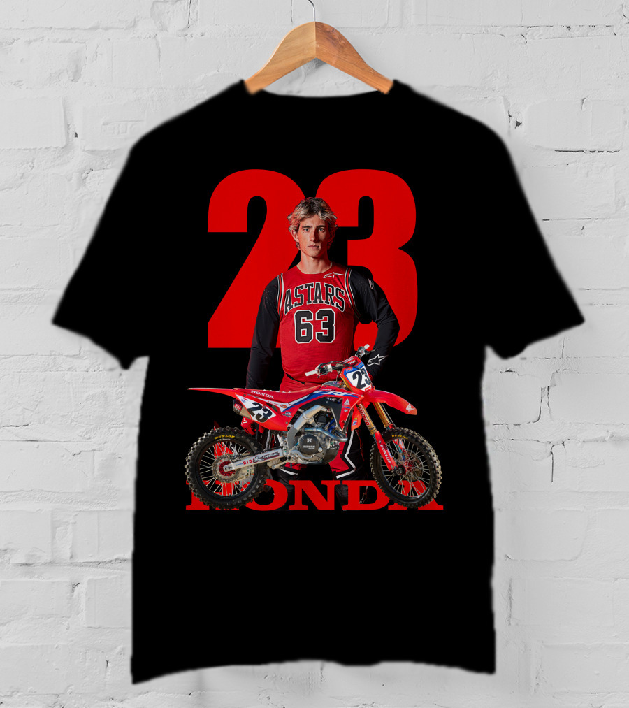 Chase Sexton 23 Honda 63 Alpinestars Racing Motocross T-Shirt