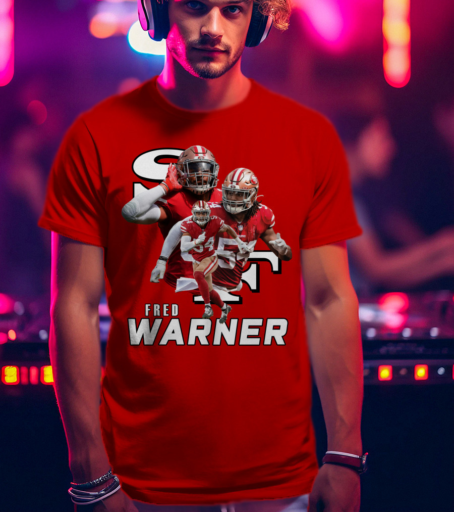Fred Warner 49ers SF Football Number 54 T-Shirt