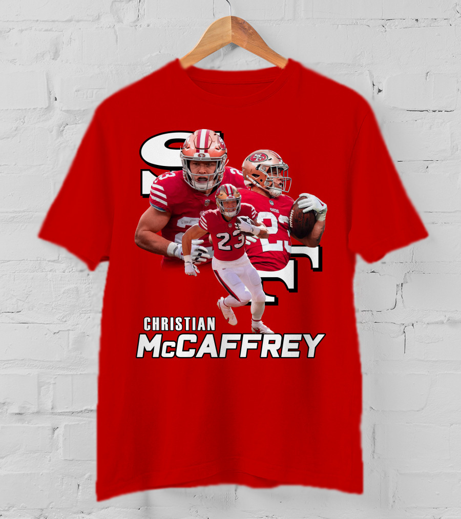Christian McCaffrey 49ers Football Number 23 T-Shirt