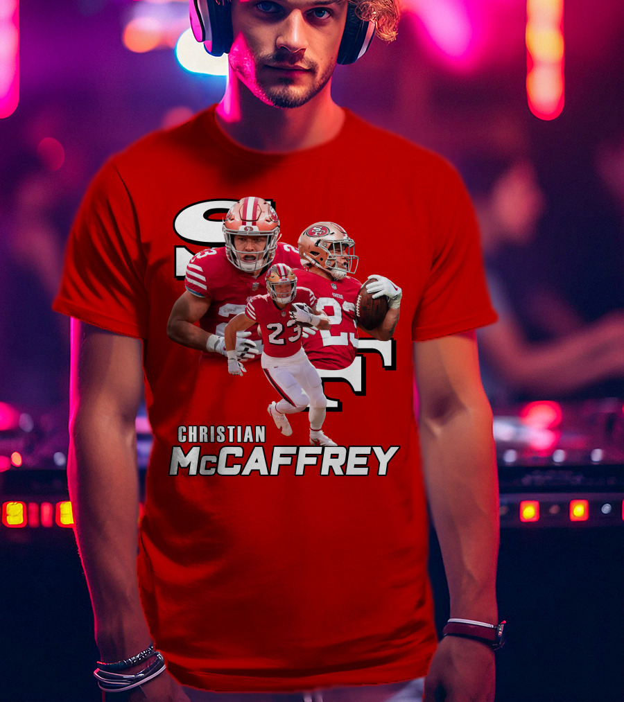 Christian McCaffrey 49ers Football Number 23 T-Shirt
