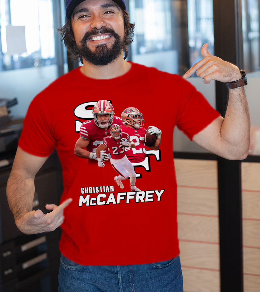 Christian McCaffrey 49ers Football Number 23 T-Shirt