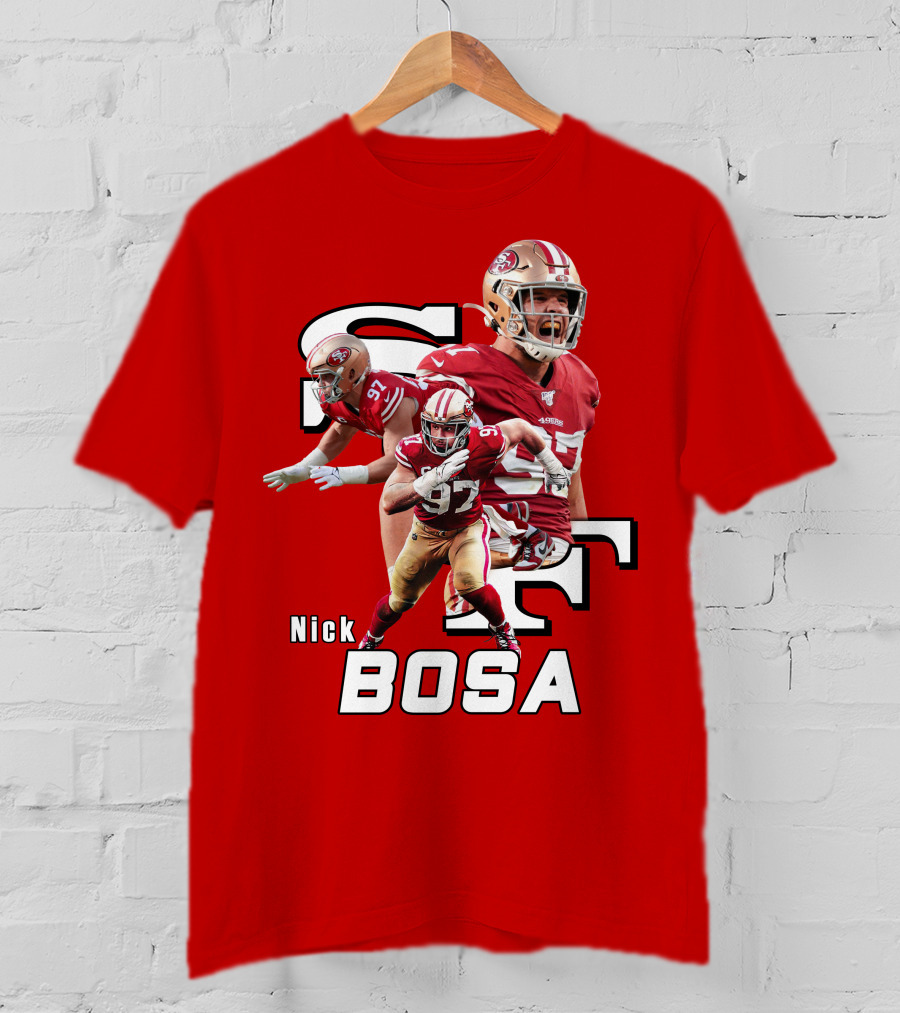 Nick Bosa 49ers Football Player SF T-Shirt