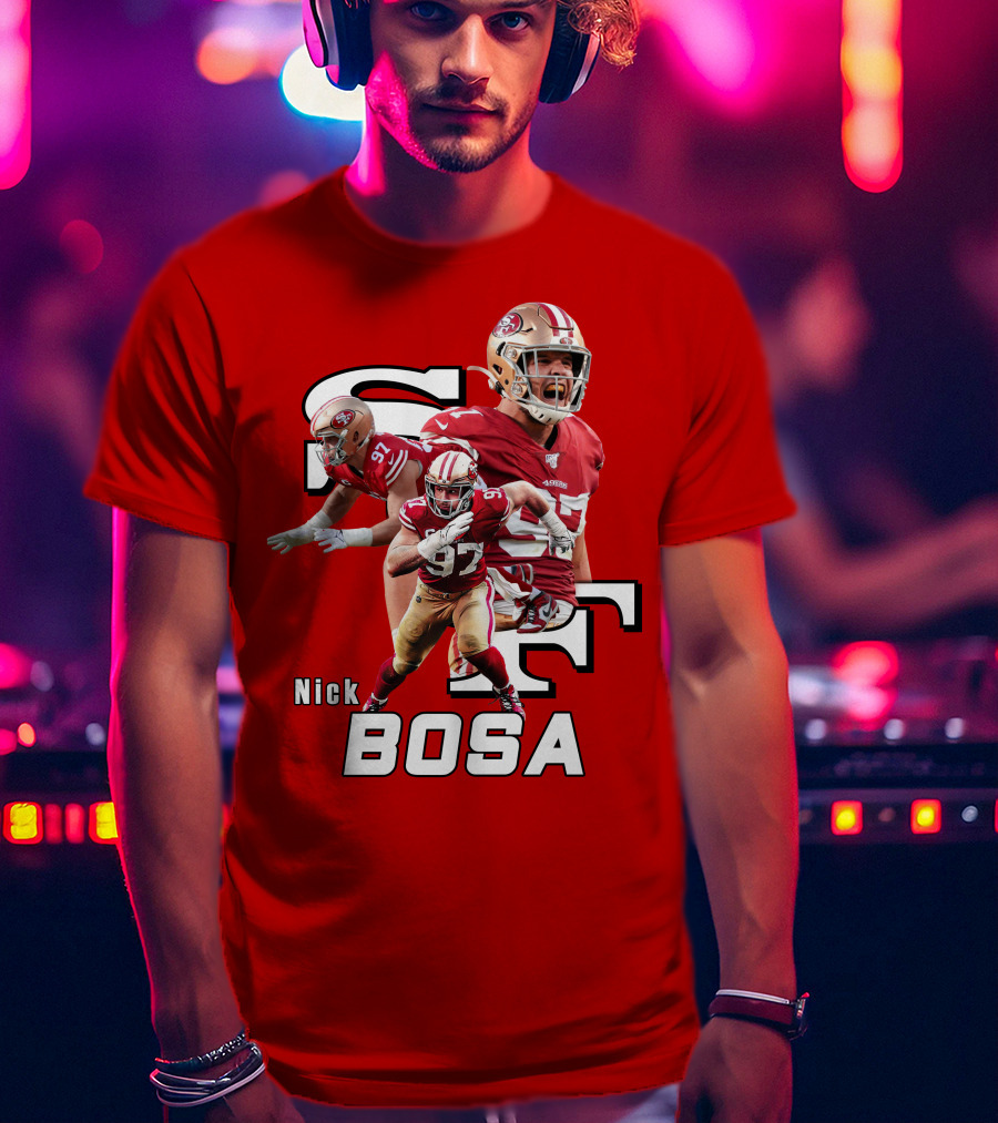 Nick Bosa 49ers Football Player SF T-Shirt