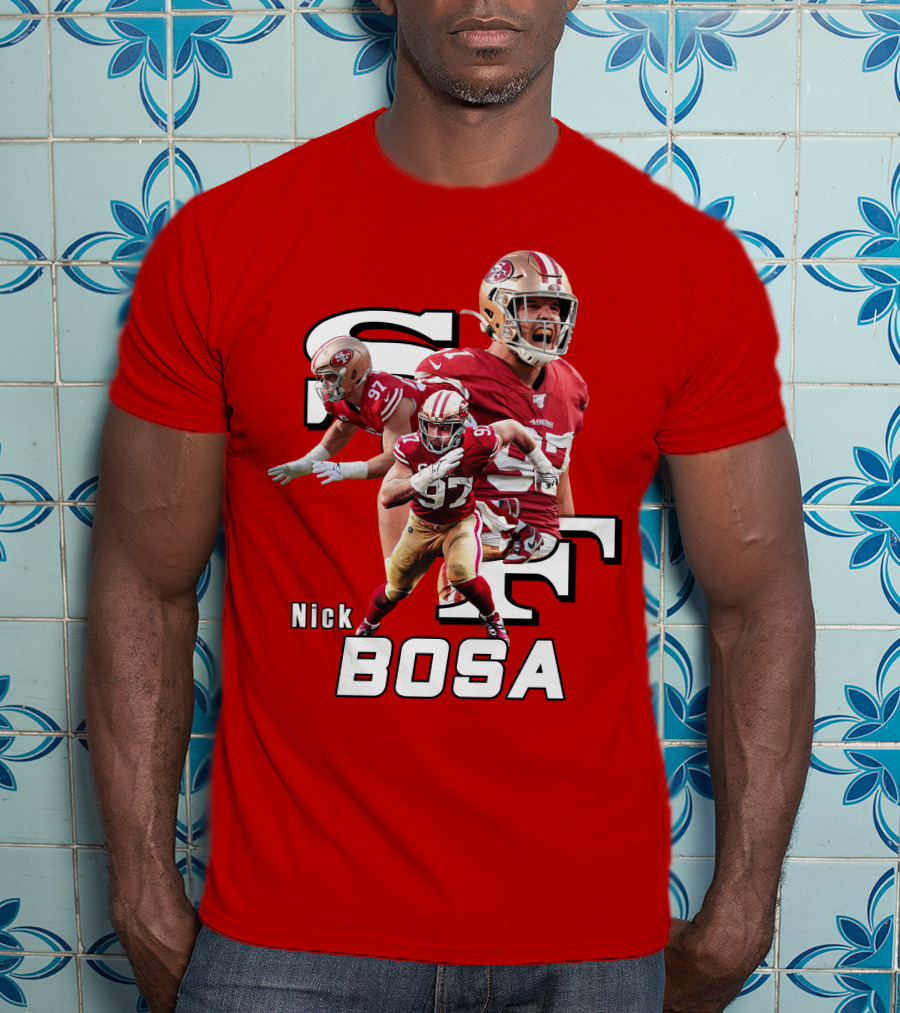 Nick Bosa 49ers Football Player SF T-Shirt