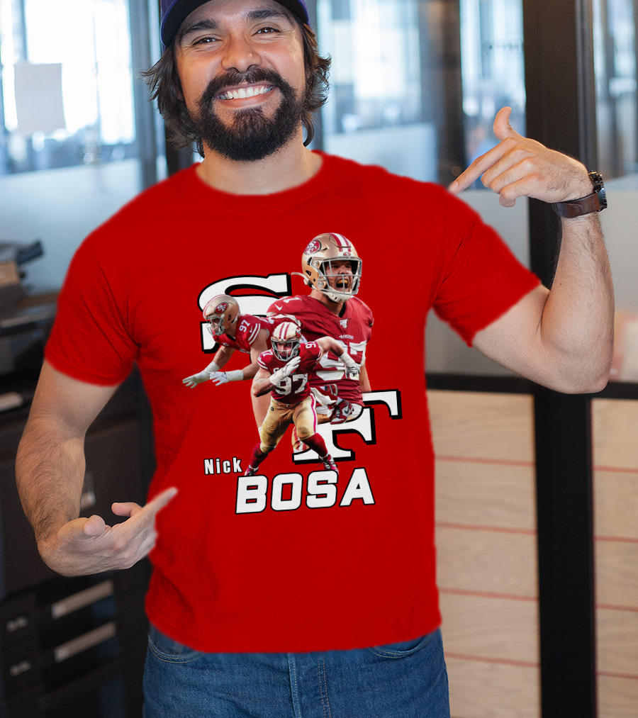 Nick Bosa 49ers Football Player SF T-Shirt