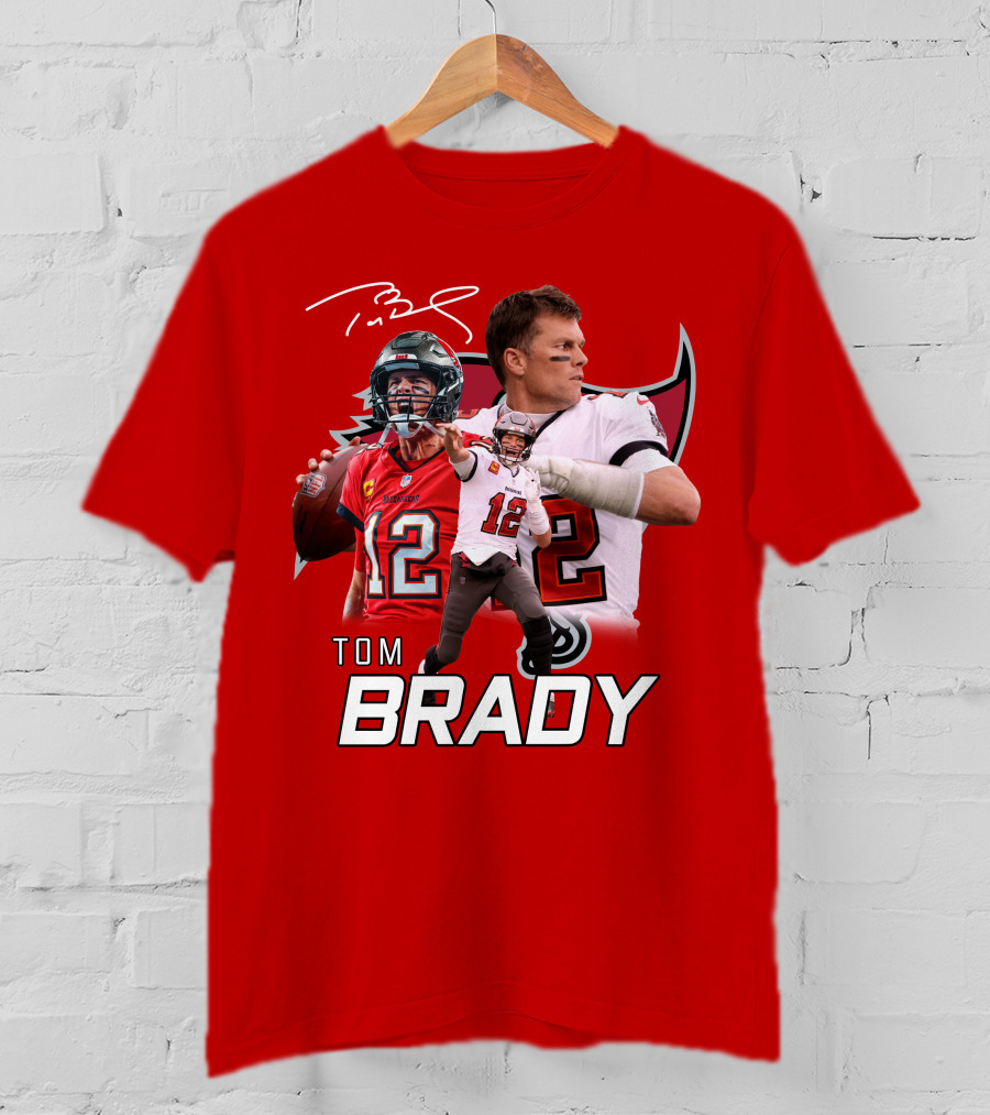 Tom Brady 12 Buccaneers Quarterback T-Shirt