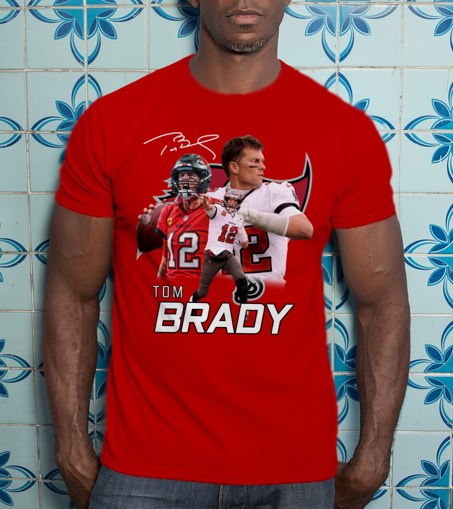 Tom Brady 12 Buccaneers Quarterback T-Shirt