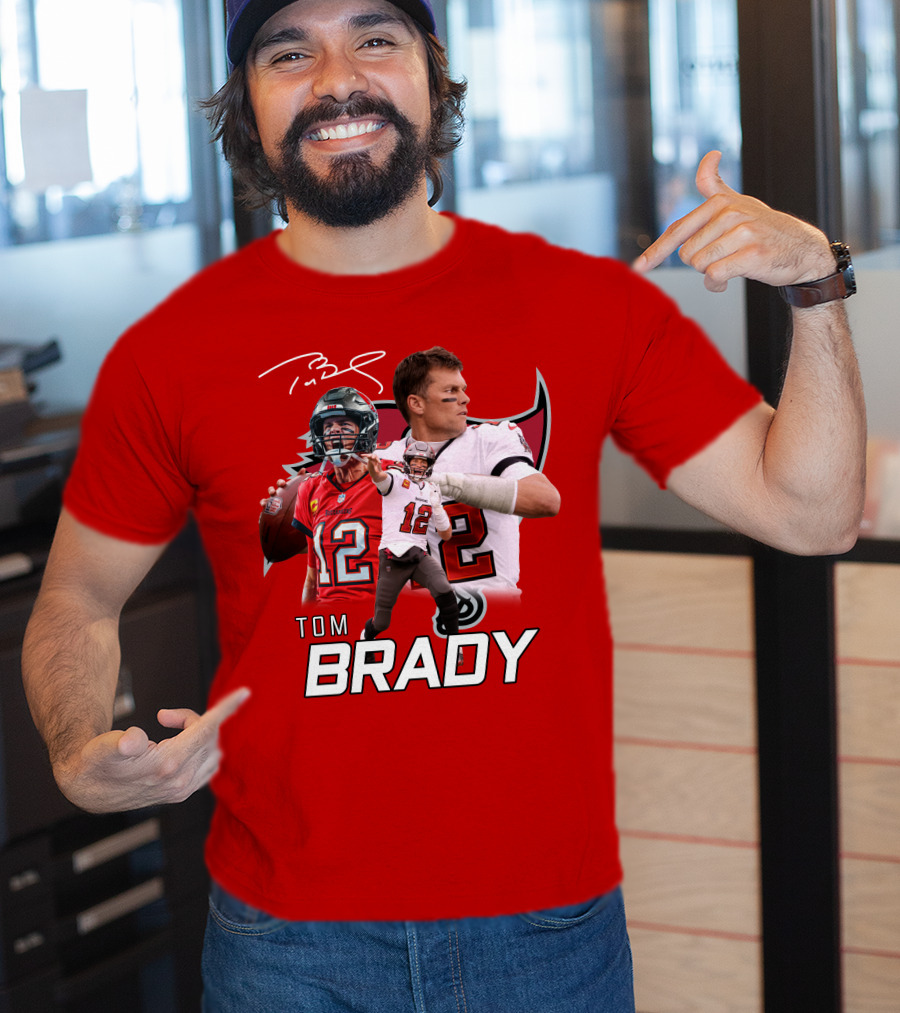Tom Brady 12 Buccaneers Quarterback T-Shirt
