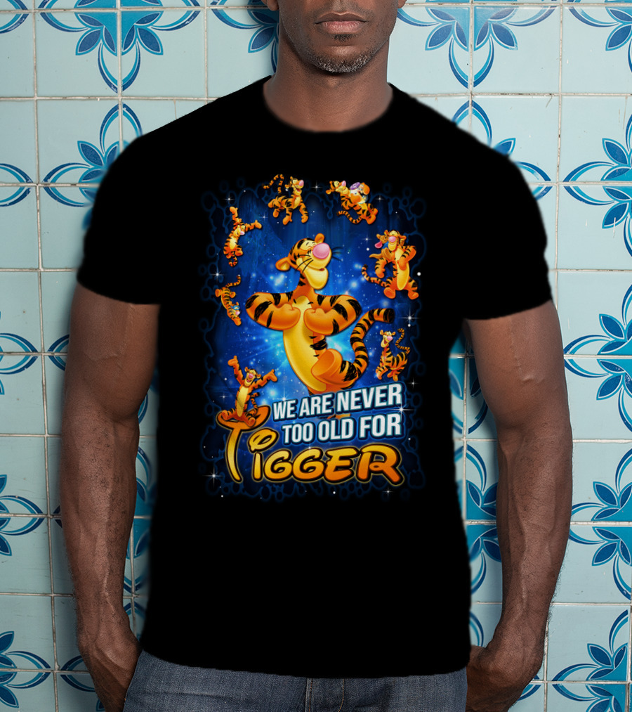 We Are Never Too Old For Tigger 3D T-Shirt