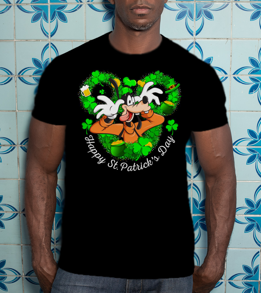 Goofy Happy St. Patrick's Day T-Shirt