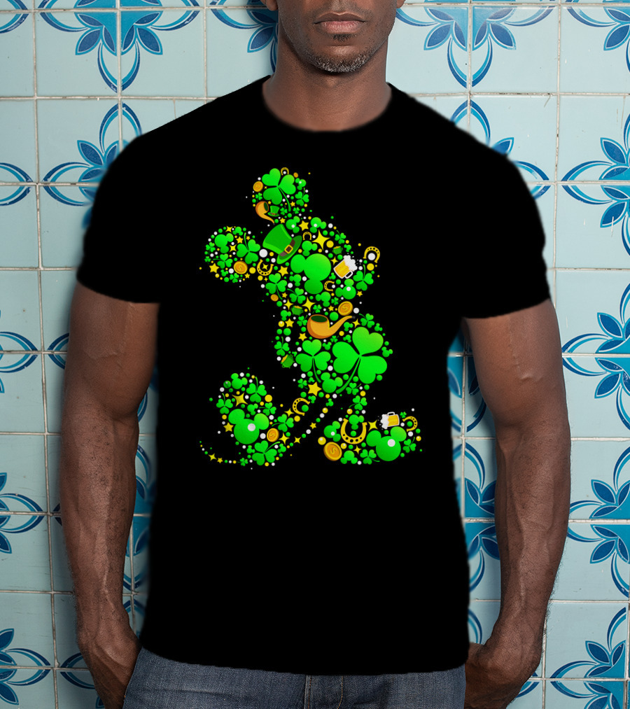 Mickey Mouse Shamrock Luck St. Patrick's Day 2019 T-Shirt