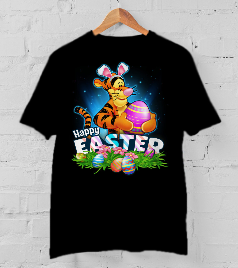 Tigger Happy Easter Eggs Spring Festival Celebration T-Shirt