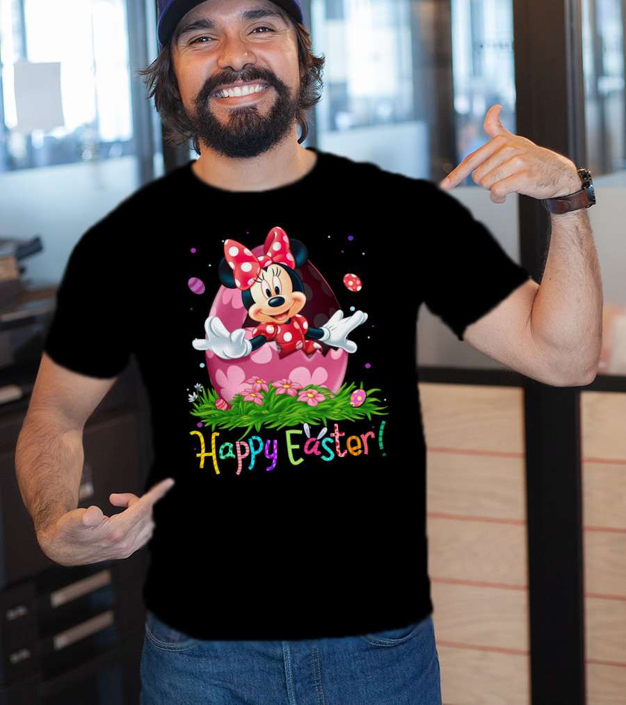 Minnie Mouse Happy Easter Egg Surprise T-Shirt