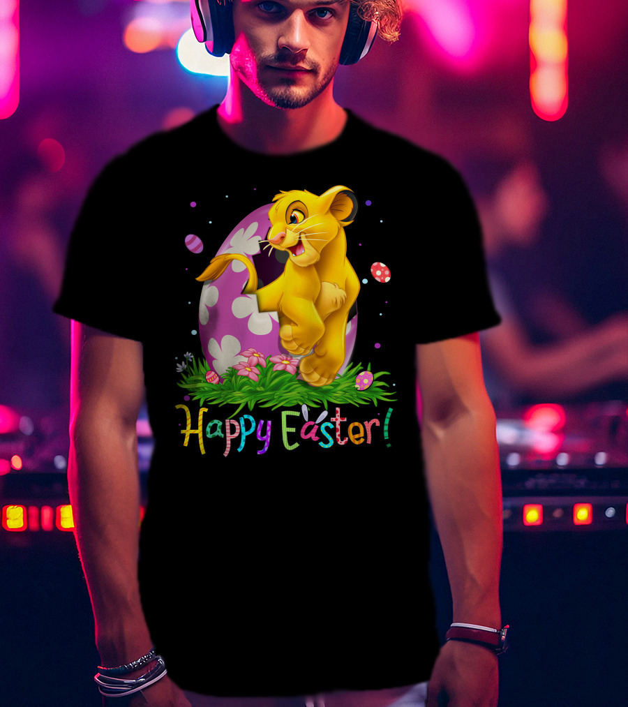 Simba Happy Easter Egg Celebration T-Shirt