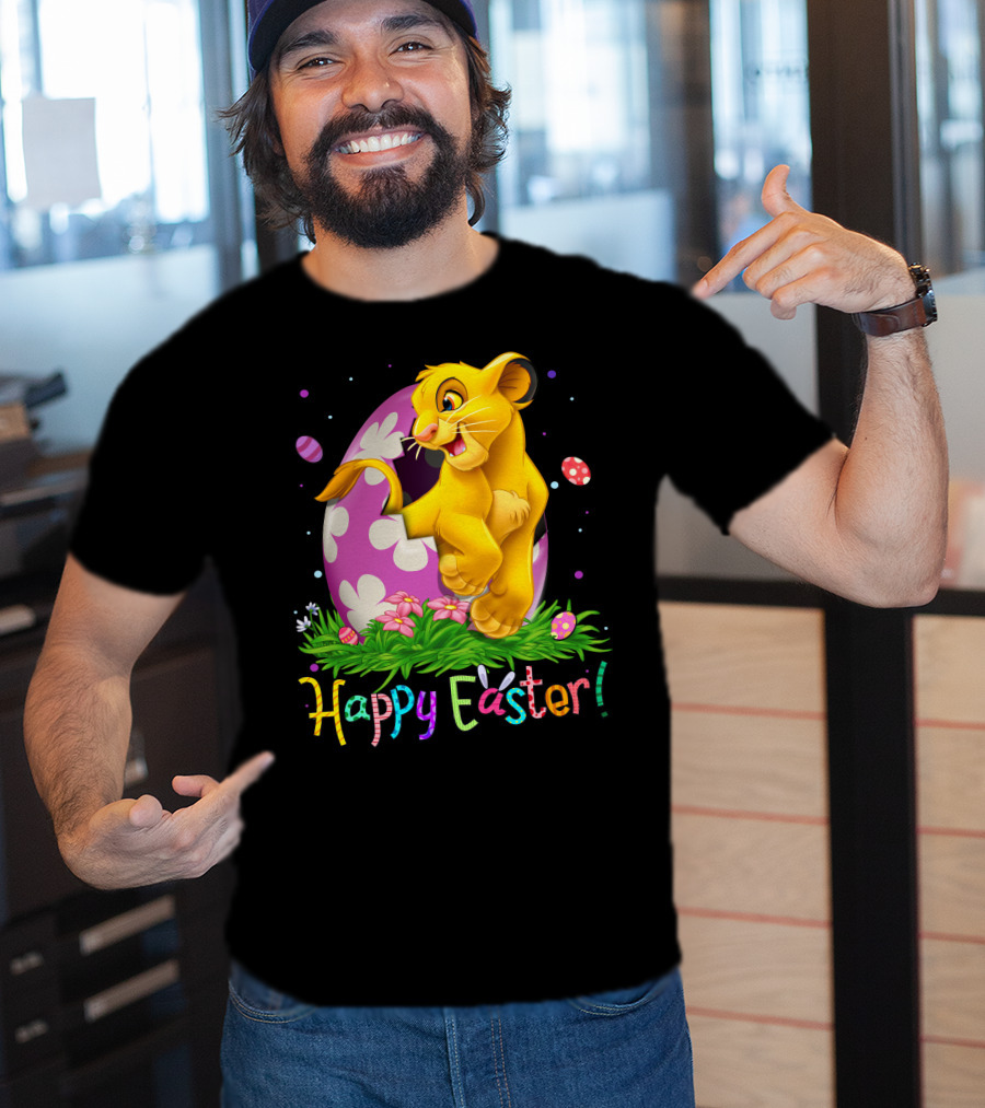 Simba Happy Easter Egg Celebration T-Shirt